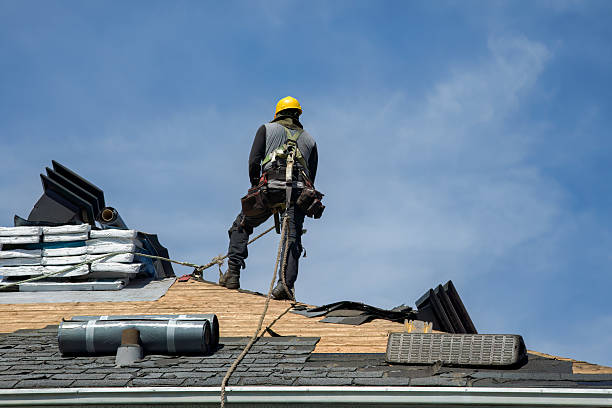 Professional Gutter Installation technician working in Joplin, MO